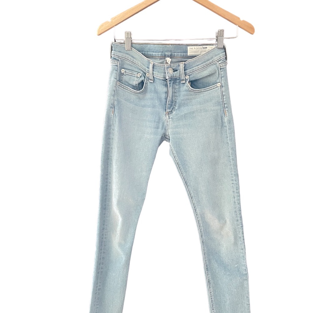 Rag & Bone Womens Capri Cutoff Jeans Clean Washed Denim 24